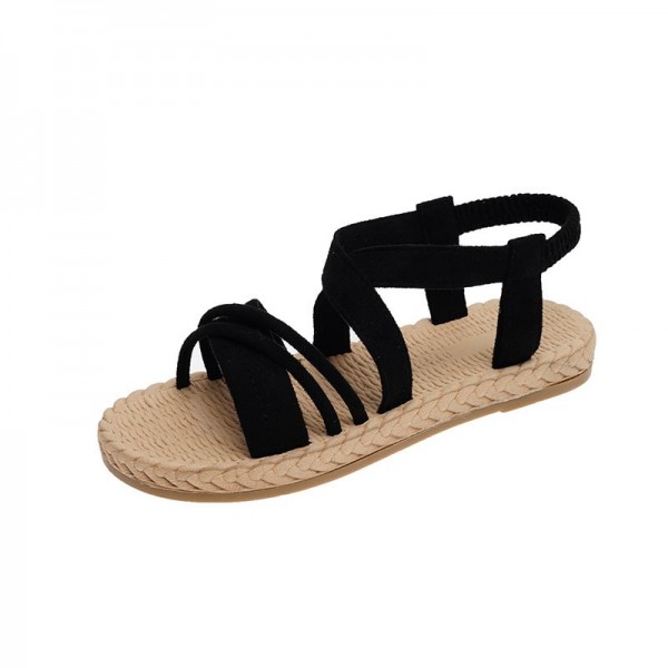 Size:4.5-8.5 Women Vintage Style Color Blocking Sandals