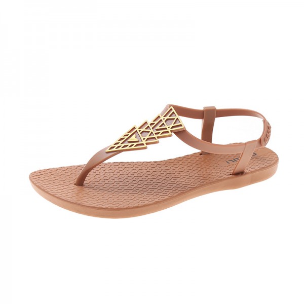 Women Casual Boho Round Toe Flat Thong Sandals