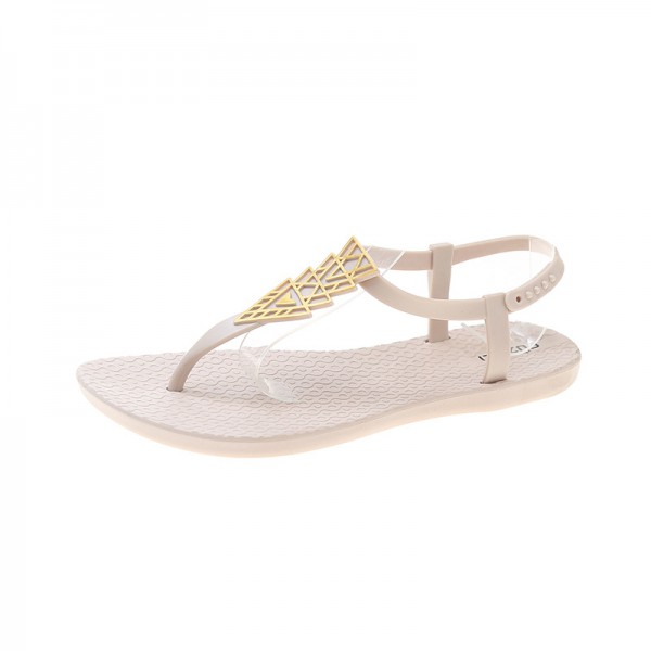 Women Casual Boho Round Toe Flat Thong Sandals