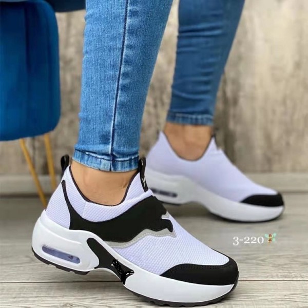 Women Fashion Casual Thick Bottom Sports Shoes Slip On Sneakers