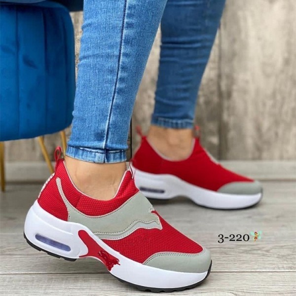 Women Fashion Casual Thick Bottom Sports Shoes Slip On Sneakers