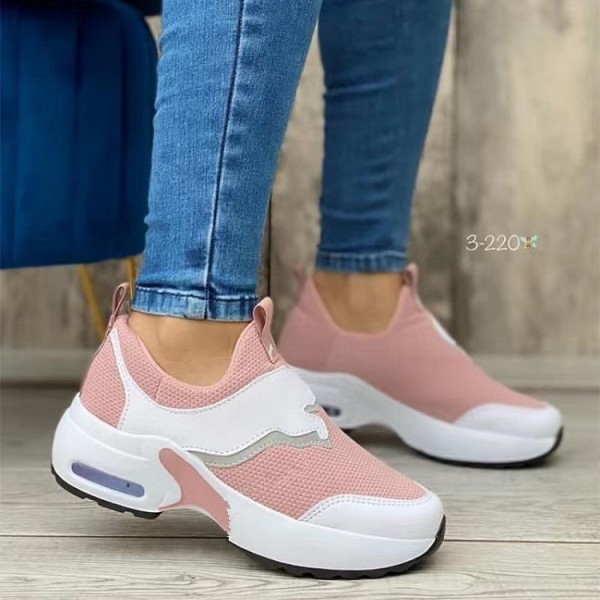 Women Fashion Casual Thick Bottom Sports Shoes Slip On Sneakers