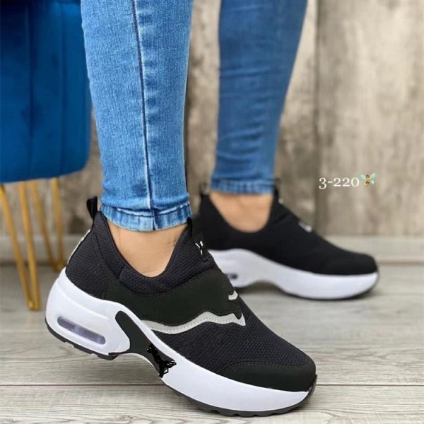 Women Fashion Casual Thick Bottom Sports Shoes Slip On Sneakers