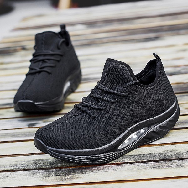 Women Fashion Casual Color Blocking Lace-Up Breathable Sneakers