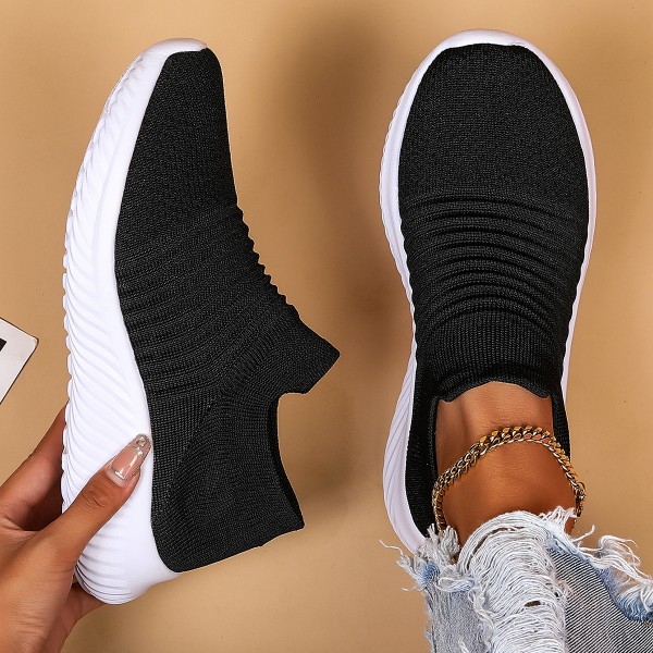 Women'S Plus Size Casual Mesh Breathable Sneakers