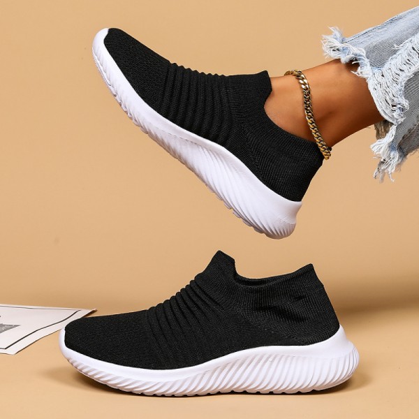 Women'S Plus Size Casual Mesh Breathable Sneakers